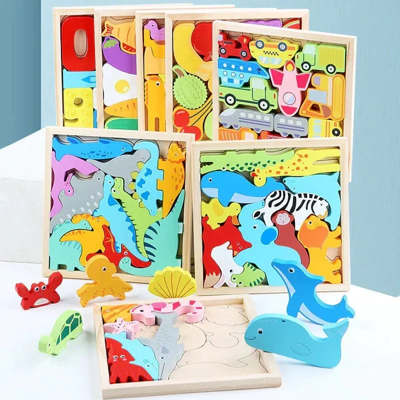 Animal Building Block & Puzzle